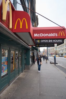 New York'ta McDonald's Restoran