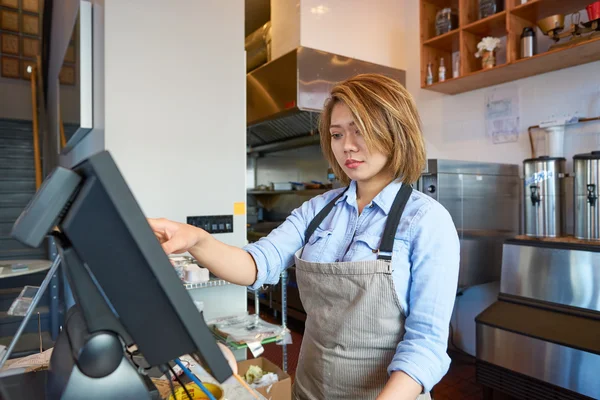 Café de madera de haya en Jersey City —  Fotos de Stock