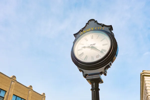 Zegar w Jersey City — Zdjęcie stockowe