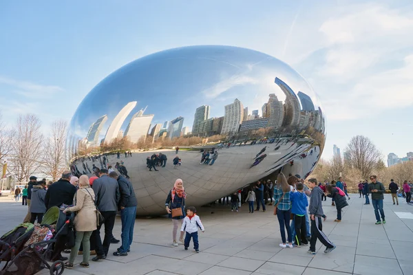 Cloud Gate på dagtid — Stockfoto