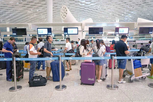Shenzhen Bao 'an Internationale Lufthavn - Stock-foto