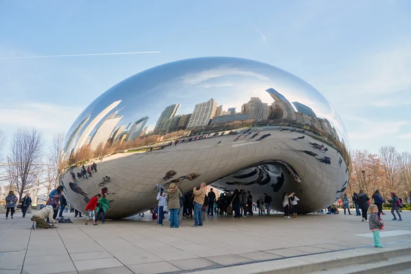 Cloud Gate at daytime — Stock Photo, Image