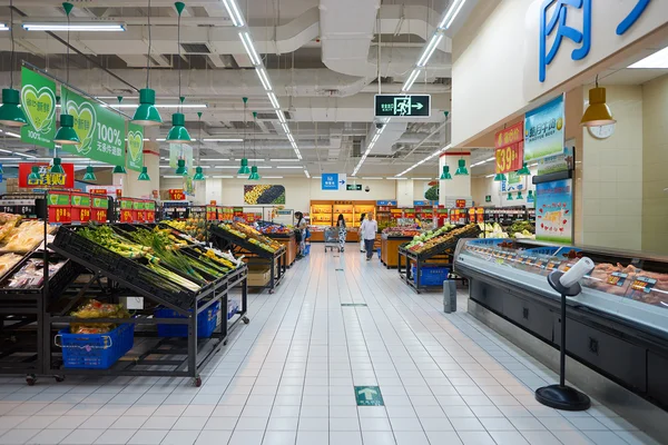 Obchod Walmart v Číně — Stock fotografie