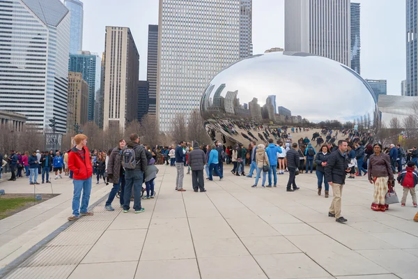 Cloud Gate overdag — Stockfoto