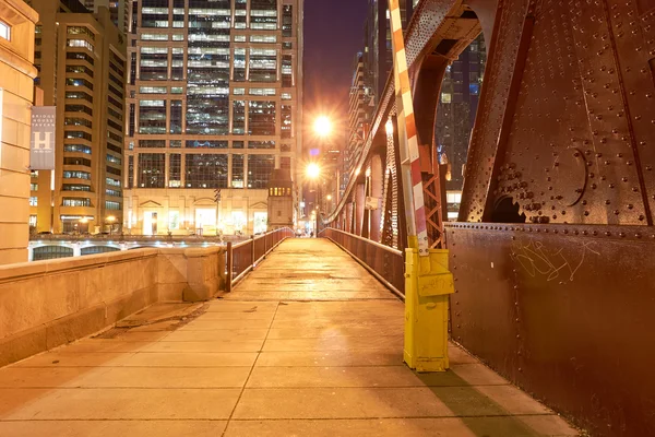 Chicago à noite — Fotografia de Stock