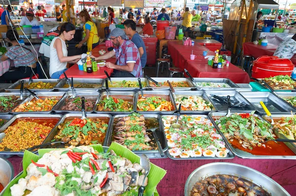 Mercato di strada a Pattaya — Foto Stock
