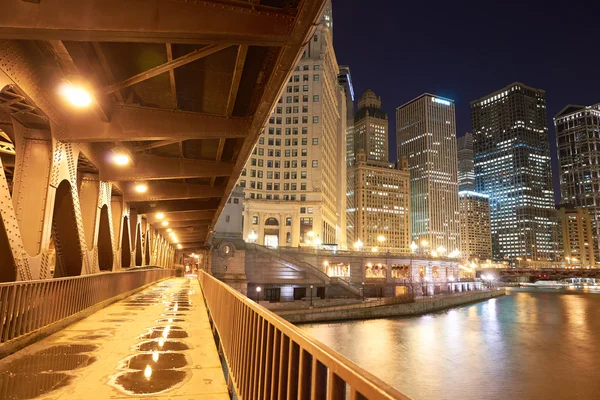 Chicago-az éjszaka — Stock Fotó