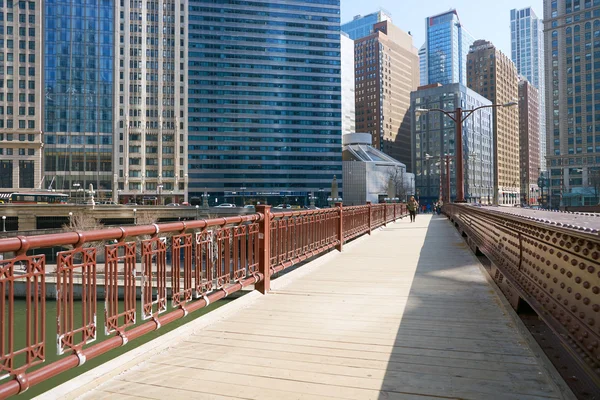 Vista dal ponte di Chicago — Foto Stock