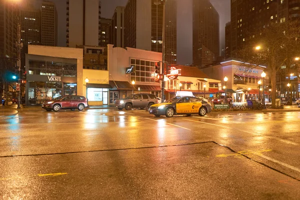 밤 시간에 시카고 — 스톡 사진