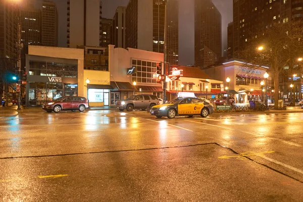 Chicago at night time — Stock Photo, Image