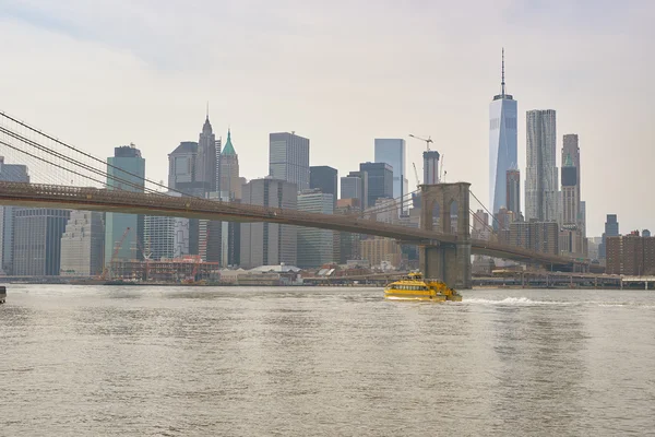 A ponte de Brooklyn — Fotografia de Stock