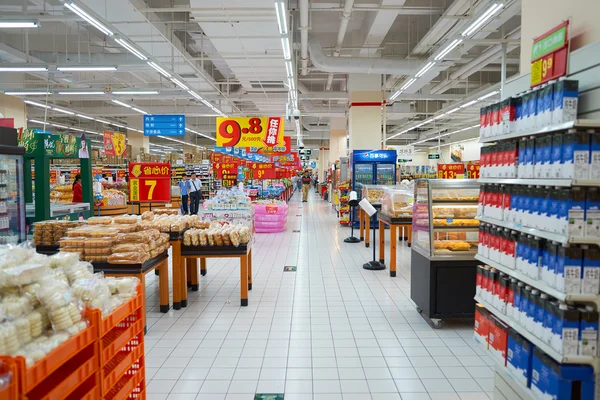 Obchod Walmart v Číně — Stock fotografie