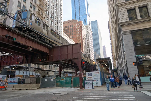 Chicago centro durante el día — Foto de Stock