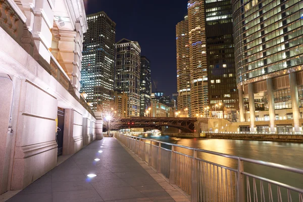 Chicago-az éjszaka — Stock Fotó