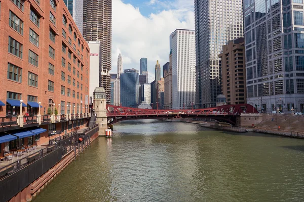 Chicago River in the daytime.