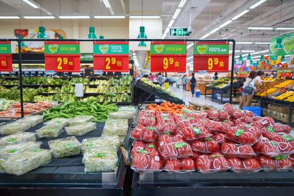 Obchod Walmart v Číně — Stock fotografie