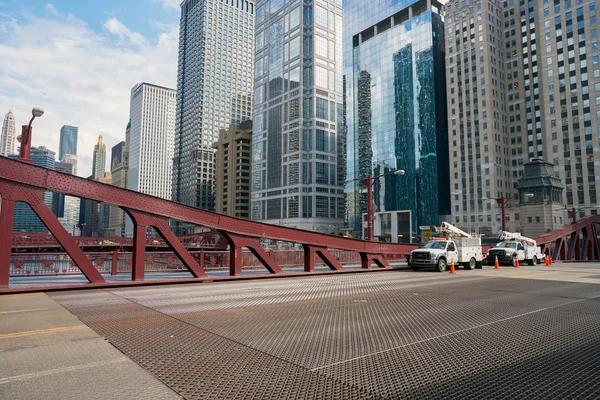 Chicago downtown in the daytime — Stock Photo, Image