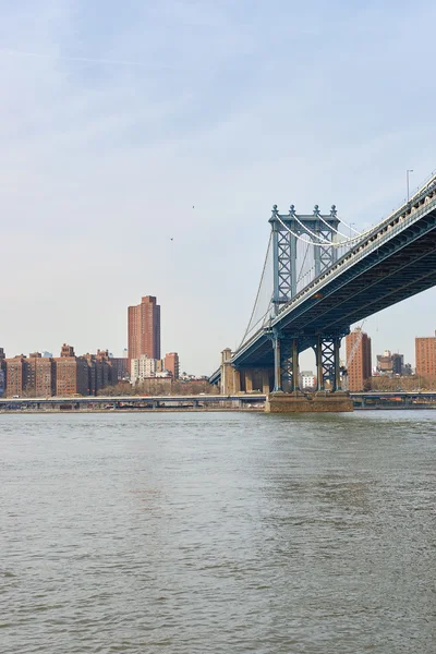 Manhattan-Brücke am Tag — Stockfoto