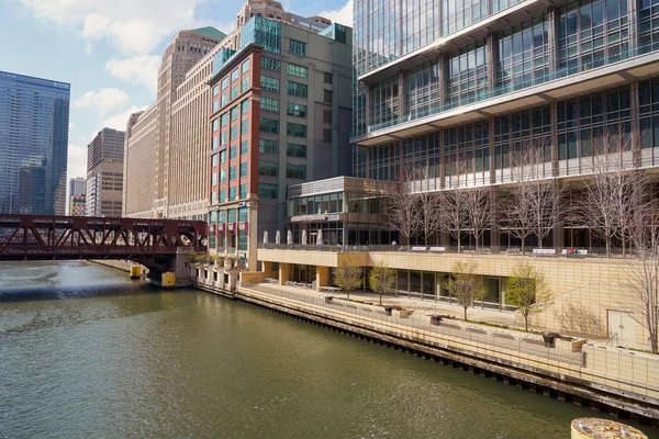 Chicago Nehri gündüz. — Stok fotoğraf