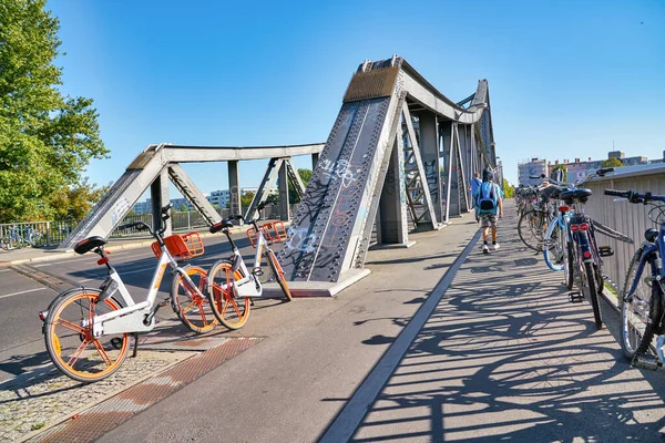 Berlín Alemania Circa Septiembre 2019 Vista Calle Puente Berlín Durante — Foto de Stock