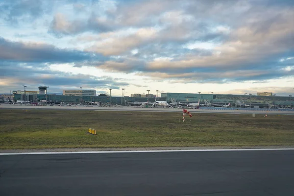 Frankfurt Main Tyskland Circa Januari 2020 Över Frankfurt Main Airport — Stockfoto