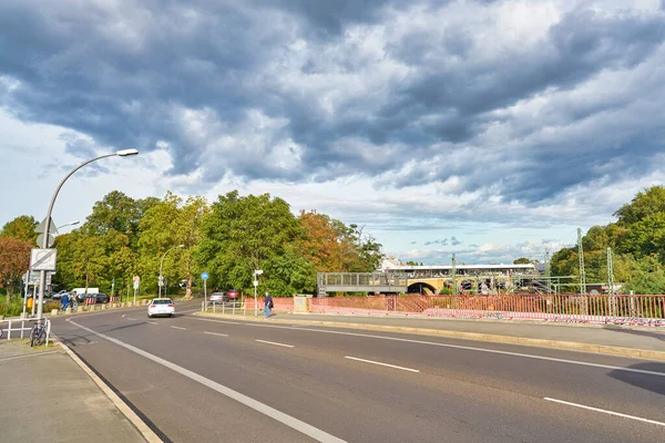 Berlín Německo Circa Září 2019 Pohled Ulice Silnici Berlíně Dne — Stock fotografie