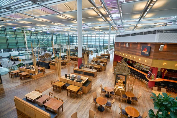 Munich Niemcy Circa Styczeń 2020 Widok Restauracji Mangostin Lotnisko Monachium — Zdjęcie stockowe