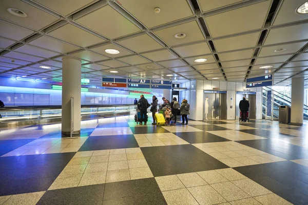 Munich Alemania Circa Enero 2020 Plano Interior Terminal Aeropuerto Múnich — Foto de Stock