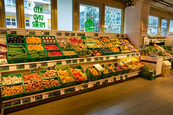 Berlin Deutschland Circa September 2019 Innenaufnahme Des Bio Company Supermarktes — Stockfoto