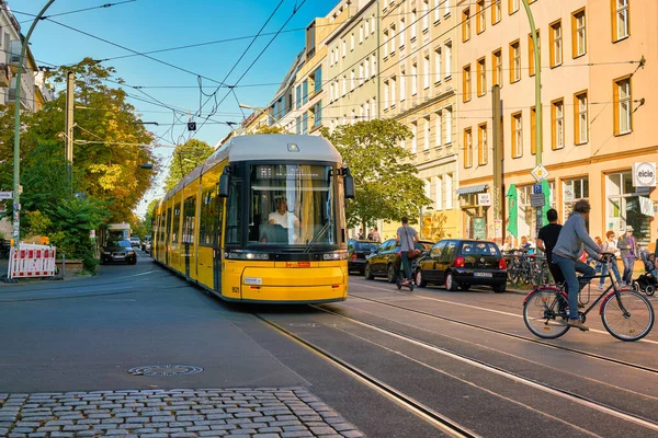 Berlino Germania Circa Settembre 2019 Bombardier Flexity Berlino Vista Giorno — Foto Stock