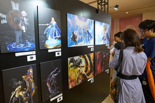 Shenzhen China Abril 2019 Afiches Anime Exhibición Sony Expo 2019 — Foto de Stock