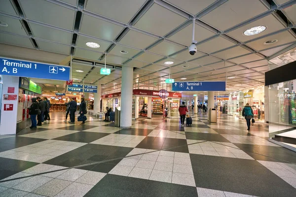 Munich Γερμανία Circa Ιανουαριοσ 2020 Εσωτερική Λήψη Του Αεροδρομίου Του — Φωτογραφία Αρχείου