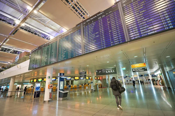 München Deutschland Circa Januar 2020 Innenaufnahme Des Münchner Flughafens — Stockfoto