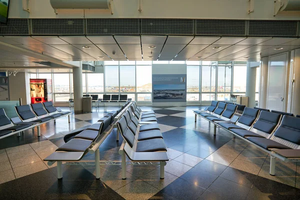 Munich Alemanha Circa Janeiro 2020 Tiro Interior Terminal Aeroporto Munique — Fotografia de Stock