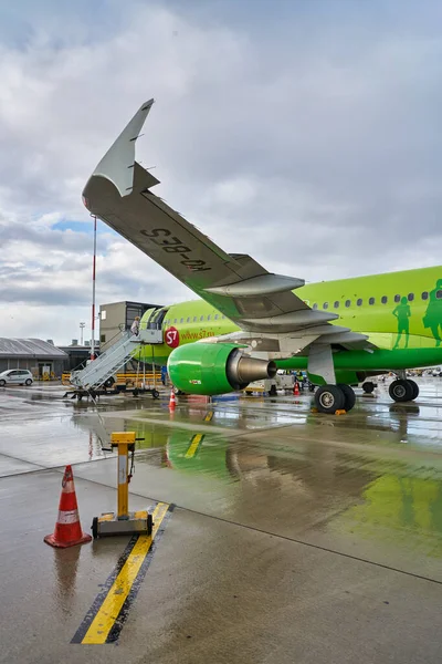 Berlín Alemania Circa Septiembre 2019 Airbus A320 214 Sobre Asfalto — Foto de Stock