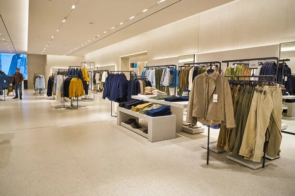 Moscow Ryssland September 2019 Interiör Bild Zara Butik Salaris Köpcentrum — Stockfoto