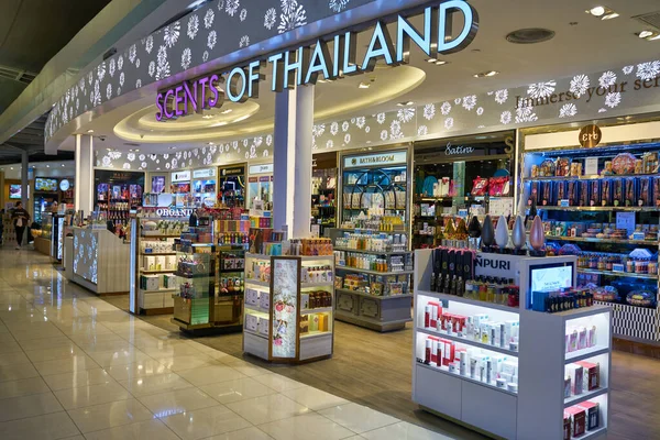 Bangkok Tajlandia Circa January 2020 Zdjęcie Wnętrza Lotniska Suvarnabhumi — Zdjęcie stockowe