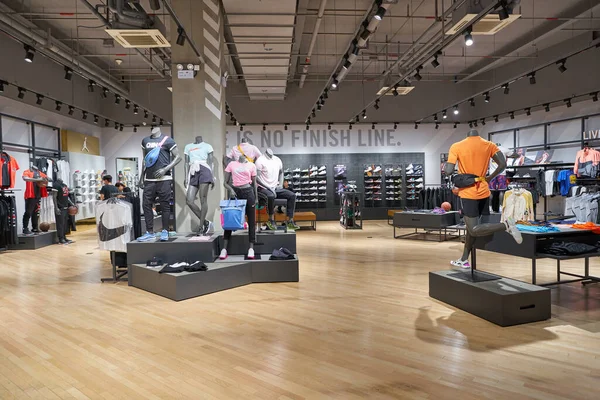 Shenzhen China Circa April 2019 Internal Shot Nike Store Upperhills — 图库照片