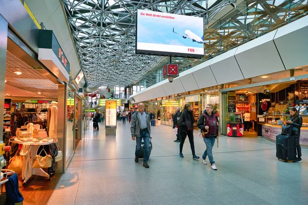 Berlim Alemanha Circa Septembro 2019 Fotografia Interior Aeroporto Berlim Tegel — Fotografia de Stock