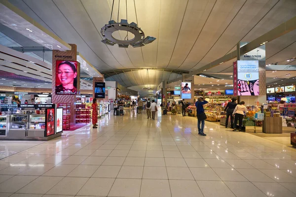 Bangkok Tajlandia Circa January 2020 Zdjęcie Wnętrza Lotniska Suvarnabhumi — Zdjęcie stockowe