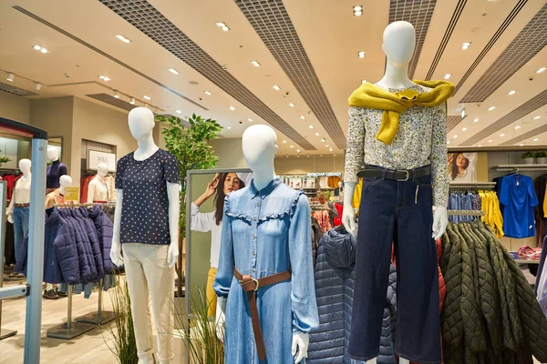 Moscow Russia September 2019 Внутрішній Сеанс Магазину Marks Spencer Торговому — стокове фото