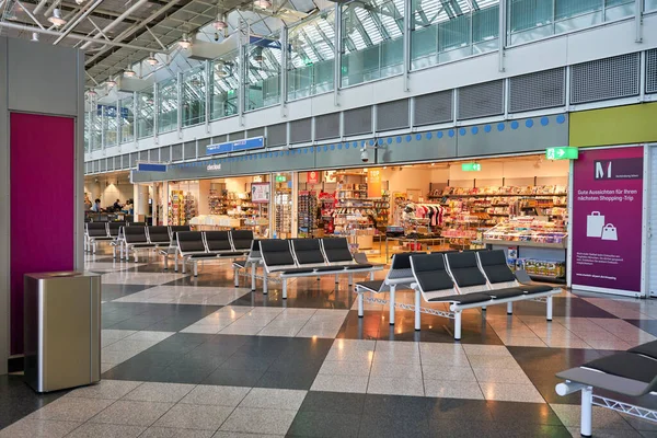 Munich Duitsland Circa Januari 2020 Binnenopname Van Terminal Luchthaven München — Stockfoto