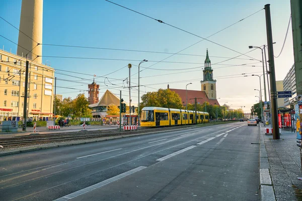 Berlino Germania Circa Settembre 2019 Bombardier Flexity Berlino Vista Giorno — Foto Stock