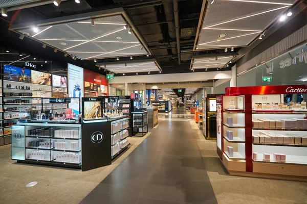 Munich Duitsland Circa Januari 2020 Duty Free Munich Airport — Stockfoto