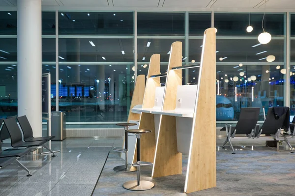 Munich Alemania Circa Enero 2020 Plano Interior Del Aeropuerto Múnich — Foto de Stock