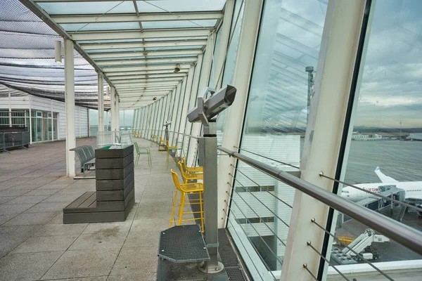 Munich Germany Circa January 2020 Observation Deck Munich Airport — Stock Photo, Image