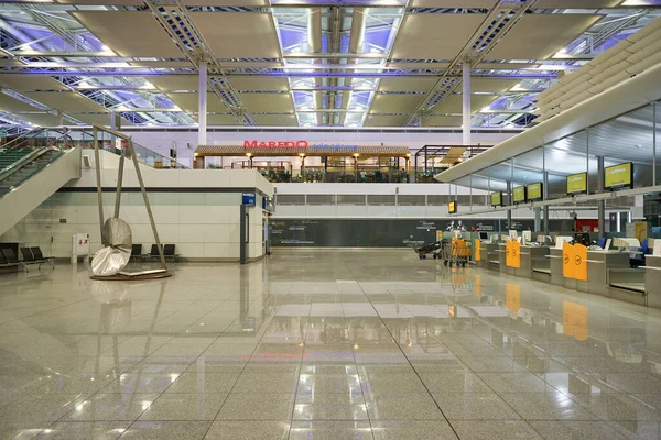 Munich Alemanha Circa Janeiro 2020 Área Check Terminal Aeroporto Munique — Fotografia de Stock