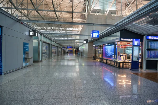 Frankfurt Main Deutschland Circa Januar 2020 Winston Smoking Lounge Flughafen — Stockfoto