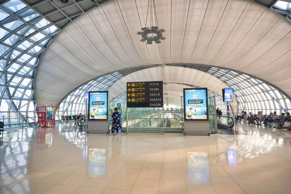 Bangkok Thailand Circa Január 2020 Suvarnabhumi Repülőtér Belső Fotója Suvarnabhumi — Stock Fotó