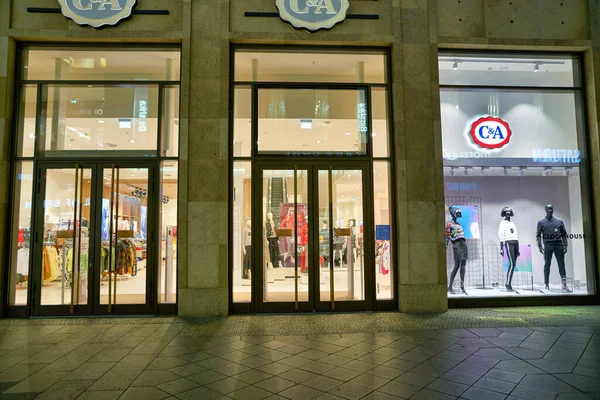 Berlín Alemania Circa Septiembre 2019 Vista Nivel Calle Tienda Centro — Foto de Stock